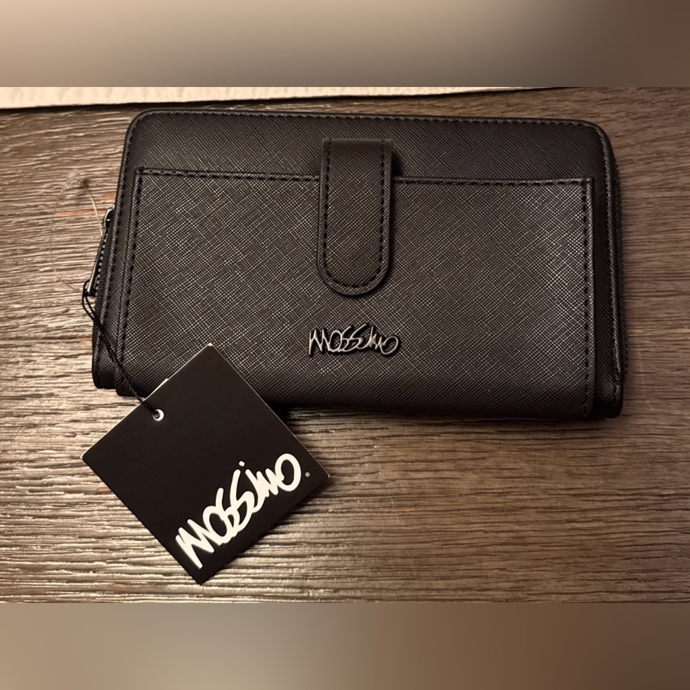 Mossimo Supply Co. Black Zip Wallet With Cell Phone Pocket
